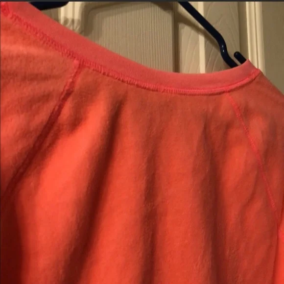 New SO Light Orange Long Sleeve Pajama Top Juniors Sz Medium - Picture 6 of 8